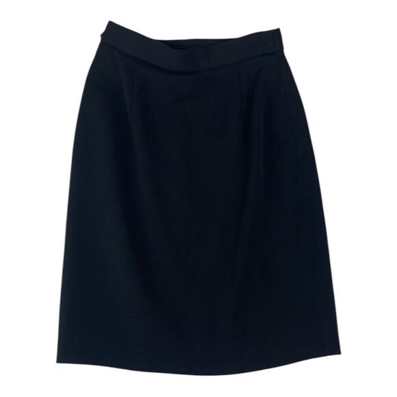 Ralph Lauren women's size 6 small purple label black wool pencil skirt straight - Picture 12 of 12